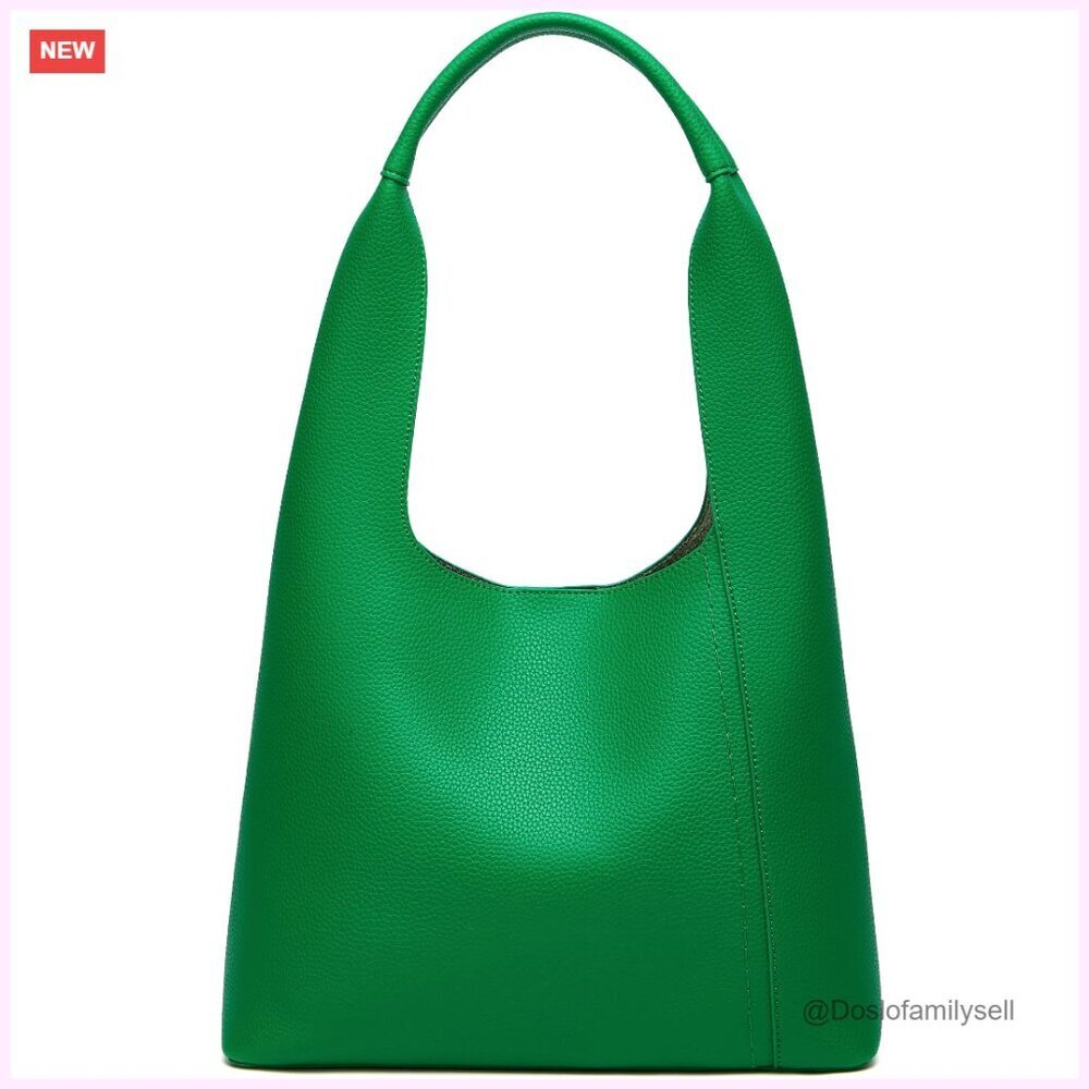 Large Slouchy Hobo Tote Bag PU Leather Shoulder Purse High Capacity